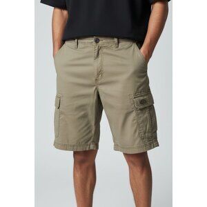 Unionbay Mens Khaki Cargo Shorts Size 36 With Pockets Cotton/Spandex Blend